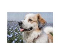 Dog That Is Standing In A1000 Piece Jigsaw Puzzles for Adults, Wooden Jigsaw Puzzle