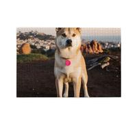 Dog That Is Standing On A 21000 Piece Jigsaw Puzzles for Adults, Wooden Jigsaw Puzzle