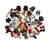 Dog Theme Craft & Sewing Buttons - 50 Piece Novelty Button Assortment