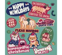 Dog Themed Christmas Card - Funny Dog Seasonal Greetings Card