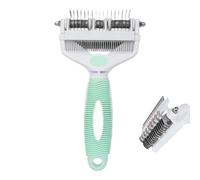 Dog Thickener Rake Pet Detangling Tool Multifunctional Non-Slip Rake for Massage and Grooming at Home and Travel Pets