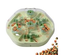 Dog Thinking Toy - Food Game with Treat Openings to Slow Down - Treat Dispenser, for Training Promoting Chewing Habits and Intelligence in Medium and Large Dogs Puppies