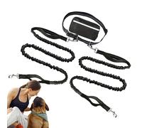 Dog Tie Down Cable - Reflective Cable for Large Dogs, Reinforced Nylon Lanyard with Storage Bag for Outdoor and Garden