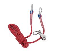 Dog Tie Out Cable Reflective 360 Degree Rotating Pulley Dog Runner Cable for Outdoor Cam Yard 16.4ft Red Runner Enhances du Nighttime Ensu Pet S Easily in Dog Tie Out Cable Dog