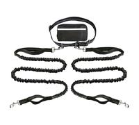 Dog Tie Out Cable - Reflective Dog Tie Out Cable for 2 Doggy | Heavy Duty Recall Training Doggy Lead with Storage Bag Long Pet Supplies for Medium Large Running