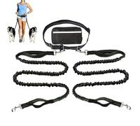 Dog Tie Out Cable,Reflective Dog Tie Out Cable for 2 Doggy | Nylon Heavy Duty Doggy Lead Reflective Recall Training Pet Supplies for Walking Camping Hunting