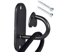 Dog Tie Out Wall Hook - Heavy Duty Lead | Rust Resistant Steel Tethe