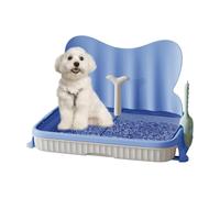 Dog Toilet, Dog Potty - Dog Potty Training Tray, Indoor Dog Pots, Dog Litter Tray With Splash Proof Wall For Puppy | Pee Station