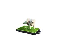 Dog Toilet Indoor Puppy Training Pad Dog Potty Pet Training Grass Mat Removable Waste Tray For Easier Clean Up Nontoxic Artificial Turf 63cm x 51cm