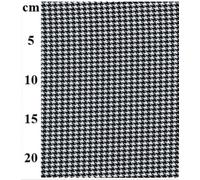 Dog Tooth Polyviscose Checks 65% Polyester 35% Viscose 145cm Wide Christmas Tartan Fabric for Sewing, Crafting, Dressmaking, Patchwork