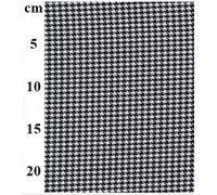 Dog Tooth Polyviscose Checks 65% Polyester 35% Viscose 145cm Wide Christmas Tartan Fabric for Sewing, Crafting, Dressmaking, Patchwork