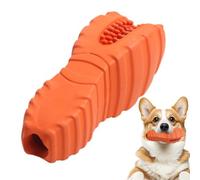 Dog Toothbrush Chew Toy, Interactive Squeaky Stick 4.5x14.2cm Rubber Teeth Cleaning Durable Pet Play Accessory | Bite Tool