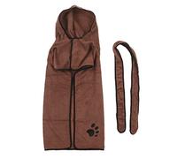 Dog Towel Bathrobe, Strong Absorbent Pet Drying Coat, Soft Warm Dog Towel Coat with Waistband, Super Absorbent Microfiber Dog Bathrobe for Small Medium Large Dogs After Bath or Wal (XL)