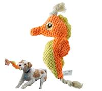 Dog Towing Rope Toy: 35cm Marine Animal Chew Rope, Soft Interactive Tug Toy, Puppy Training Pull, Strength Exercise for Caring