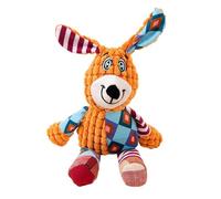 Dog Toy - 11.81 Inch Plush | Fabric Material: Crinkle Paper Interactive Chew Toy for Training, Finding, Indoor and Outdoor Play, Fox Puppy Shape