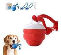 Dog Toy, 3-Speed Interactive Ball with Erratic Movement, Automatic Play Modes for Small Medium Large Dogs, Chew-Resistant Mental Stimulation Toy to Reduce Boredom & Anxiety (1pcs Red)