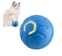 Dog Toy Ball - 1.8 Inch Ball | ABS Silicone - Interactive Automatic Rolling Pet Ball in Silicone and ABS with Auto Reverse Function a