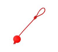 Dog Toy Ball and Rope - Interactive Rubber Balls, Strong Elastic Chew Toys | Perfect for Small Medium Large Dogs, Ideal for Training, Fetching, Pulling, Playing