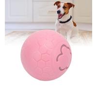 Dog Toy Ball, Automatic Moving, Bouncing, and Rotating, Rating, Active Rolling Ball for Medium and Large Dogs (Pink)