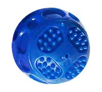 Dog Toy Ball | Puppy Teething Squeak Toy - Dog Chew Calming Teething Ball for Aggressive Chewer Puppy Training Boredom Release Indoor Beach Park Yard Activities