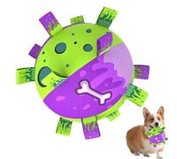 Dog Toy Ball with Tabs - Interactive Toy Canvas Dog Balls with Pull Tabs | Outdoor Training, Squeaky Dog Water Toy for Fetch, Tug, Retrieving & Water Play
