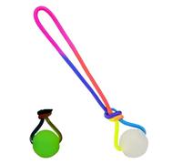 Dog Toy Balls, Glow In The Dark Bouncy Chew With Rope, Sturdy Enrichment Play Toy, Interactive Training Accessory, Fun Exercise Ball For Aggressive Chewers Puppies Dogs Indoor Outdoor Play