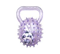 Dog Toy Balls - Interactive Ball with Football Indoor | Interactive Toys for Dogs in with Tips and Handle, for Indoor, Reporting, Chewing, Game, Training