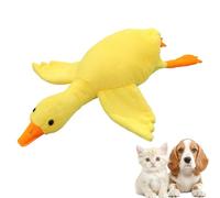 Dog Toy Duck - Plush Chew Dog Toys | Washable Giant Interactive Teething Doll For Puppy Apartment Travel Living Medium Large Breed