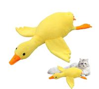 Dog Toy Duck - Plush Chew Toy, Interactive Puppy Toys | Giant Washable Teething Doll for Medium Large Breed Dogs, Apartment Living Travel Play, Soft Durable Cuddly Pet Toys for Cats Kittens Multi Pet