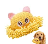 Dog Toy Fabric Plush | Cute Plush Chew for Teething - Squeaky Plush Toy | for Puppies and Small to Medium Breeds, Active Occupation, Cleaning, Awakening