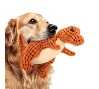Dog Toy for Aggressive Chewers - Squeaky Dinosaur Dog Toy | Soft Chew Toys for Small Medium Large Dogs | Interactive Pet sTeething Training Play