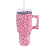Dog Toy Grunts, Squeaky Toys for Dogs,Guocere Cup Handle Squeak Toys for Aggressive Chews | Grunting Self-Play Scheeze Plus for Cleaning Tracking