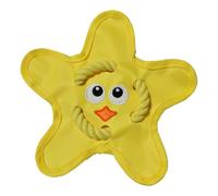 Dog Toy - Interactive Toss - Interactive Sound | 9.06 x 9.06 inches Portable High Strength PET | Teeth Brushing Toy | Retrieve Throwing for the House Indoors Outdoors Outdoors N