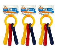Nylabone Just For Puppies Extra Small Key Ring Bone Puppy Dog Teething Chew Toy