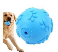 - Dog Toy - Paw Print, Squeaky Bouncy Ball | Golden Retriever and Corgi Toothbrush Chew Toy | Floating Training, Interactive Puppy Chew Ball for Home, Park, Yard, Pool, St