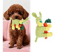 Dog Toy Plushies,Indestructible Dog Toys Durable Dogs Chew Toys Interactive Squeaky,Dogs Toys Soft Plush Cat Companion for Heavy Chewers Indoor Pups Teething Birthday,Kawaii Present for Pet (Green)