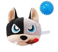 Dog Toy Set - Squeaky Plush Toys with Tennis Ball and Noppenball | Interactive Stinging Toys for and Occupation | Soft Cake Stuff - Puppies, Can