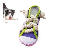 Dog Toy Shoe - Pet Training, Funny Canine Footwear | Play Fetch, Rope Bite Tug, Soft Durable Red, Outdoor Indoor Exercise Gift, Sabu Game