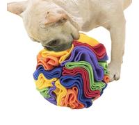 Dog Toy Sniffing Ball - 20cm Intelligence Toy Treat Ball, Soft Plush Activity Game | Interactive Dog Training Nose Work Energy Reduction Charge