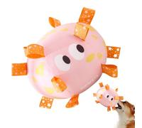 Dog Toy Soccer Ball Squeak Soft Plush Interactive Squeak Straps Interactive