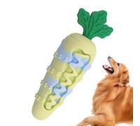 Dog Toy - Soft Durable Carrot Chews for Dogs with | For Travel Games for Pets, An Birthday, a Box, More - BPA Free Silicone - We