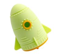 Dog Toy Treat Dispenser | Interactive Dispensing & Slow Feeding Puzzle Toy - Indestructible Toy For Puppies, Pet Feeder Ball, Rocket-Shaped Stuffer For Small To Large Dogs