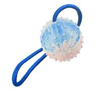 Dog Toy with Rope Ball - Dog Toy with Rope Ball Pet Ball Chew Resistant Interactive Ball for Dogs with Rope - Ball Thrower From A