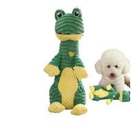 Dog Toy with Sound - Frog Plush Dog Toy, Plush Cartoon Dog Toy | Animal Toy for Pets, Soft Frog Toy for Dogs to Relax, Entertain, Bite, Chew