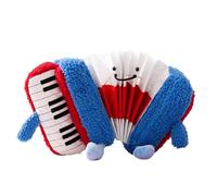 Dog Toy With Squeaker Accordion Shape Sounding Food Hiding Teething Relief