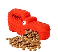 Dog Toys Alligator Rubber, Cute Dog Toys with Squeaker, Puppy Playing Tool for Aggressive Chewers, Interactive Pet Training Device