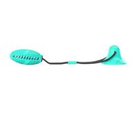 Dog Toys Chew for Aggressive Chewers Rope Ball Suction Cup Puppy Training Tug of War Puzzle Toy Treats Toothbrush Boredom Pet Food Dispensing Features(Blue)