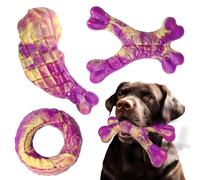Dog Toys Chewers | Bone Non-Splintering Pet Supplies - Aggressive Chew Toys for Large Dogs - for Small Medium Large Puppy Boredom Keeping Busy Outdoor Indoor Home Travel