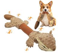 Dog Toys, Cute Squirrel Plush Toy, Squeaky Toy with Wrinkled Paper, Indestructible Toy for Small, Medium and Large Dogs