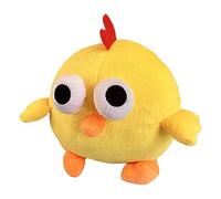 Dog Toys For Aggressive Chewers Active Moving Pet Plu Sh Toy Smart Interactive Dog Toy Pet Bouncing Ba Lls USB Rechargeable Washable Cartoon Chick Plu Sh Squeaky Chick For Face (Yellow, A)